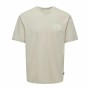 Camiseta de Manga Corta Hombre Only & Sons Onskylan Rlx Icon Blanco Cálido