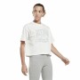 Camiseta de Manga Corta Mujer Reebok Graphic Logo Blanco