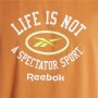 Camiseta de Manga Corta Hombre Reebok Graphic Series Naranja