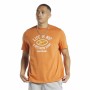 Camiseta de Manga Corta Hombre Reebok Graphic Series Naranja