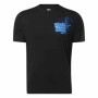 Camiseta de Manga Corta Hombre Reebok Graphic Series Negro