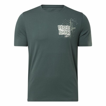 Camiseta de Manga Corta Hombre Reebok Graphic Series Verde