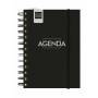 Agenda Finocam Negro 1/8 12 x 16,4 cm 2024-2025