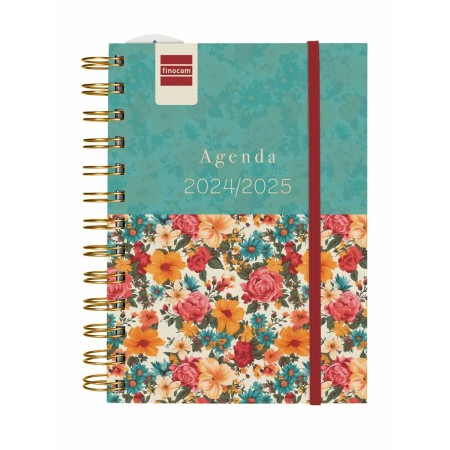 Agenda Finocam Garden Multicolor 1/8 12 x 16,4 cm 2024-2025