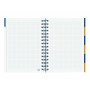 Agenda Finocam Azul Cuarto 15,5 x 21,5 cm 2024-2025