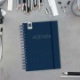 Agenda Finocam Bleu quarto 15,5 x 21,5 cm 2024-2025