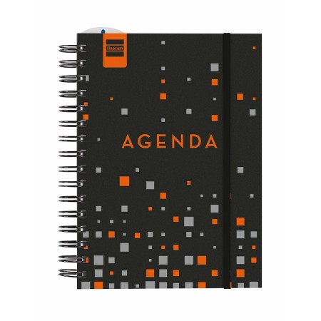 Agenda Finocam Pixel Multicolor Cuarto 15,5 x 21,5 cm 2024-2025