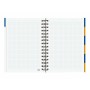 Agenda Finocam Pixel Multicolor Cuarto 15,5 x 21,5 cm 2024-2025