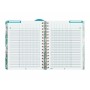 Agenda Finocam Tropic Multicolor Cuarto 15,5 x 21,2 cm 2024-2025 Docente