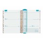 Agenda Finocam Flowers Multicolor Cuarto 15,5 x 21,2 cm 2024-2025 Docente