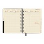 Agenda Finocam Tempus Noir quarto 15,5 x 21,7 cm 2024-2025