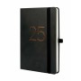 Agenda Finocam Capri Negro 11,8 x 16,8 cm 2024-2025