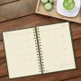 Agenda Finocam Haiku Verde A5 15,5 x 21,2 cm 2024-2025