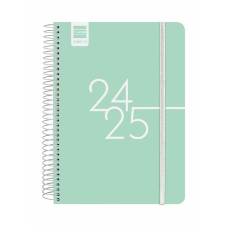 Agenda Finocam Kart Menthe A5 15,5 x 21,2 cm 2024-2025