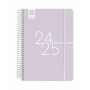 Agenda Finocam Kart Lila A5 15,5 x 21,2 cm 2024-2025