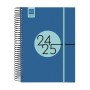 Agenda Finocam Bleu de Colbat 15,5 x 21,2 cm 2024-2025