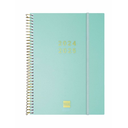 Agenda Finocam Turquesa A5 15,5 x 21,2 cm 2024-2025