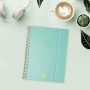 Agenda Finocam Turquoise A5 15,5 x 21,2 cm 2024-2025