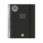 Agenda Finocam Negro A5 15,5 x 21,2 cm 2024-2025