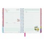 Agenda Finocam Talkual Style Multicolor Cuarto 15,5 x 21,7 cm 2024-2025