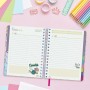 Agenda Finocam Talkual Style Multicolor Cuarto 15,5 x 21,7 cm 2024-2025