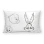 Taie d'oreiller Looney Tunes Blanc Noir Multicouleur 50x80cm 50 x 80 cm 100 % coton