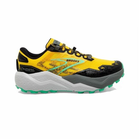 Chaussures de Running pour Adultes Brooks Caldera 7 Jaune Noir