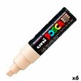 Marqueur POSCA PC-8K Beige (6 Unités)