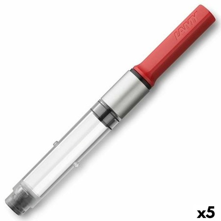 Convertidor para Pluma Estilográfica Lamy Rojo (5 Unidades)