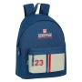 Cartable Benetton Varsity Gris Blue marine