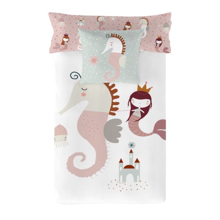 Housse de Couette Haciendo el Indio Seahorse Réversible (Lit 1 persone) (180 x 220 cm)