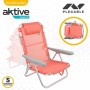 Chaise Pliante Colorbaby Flamingo Rose 48 x 46 x 84 cm Plage