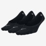 Calcetines Nike SX4863-010 38-42 Negro M (3 Piezas)