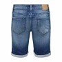 Shorts en Jean pour Homme Only & Sons Onsply Dark Mid Blue Bleu