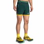 Pantalones Cortos Deportivos para Hombre Brooks High Point 5" 2-in-1 Verde