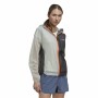 Chaqueta Cortavientos Adidas Agr Rain JW Blanco Gris