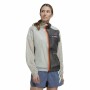 Chaqueta Cortavientos Adidas Agr Rain JW Blanco Gris