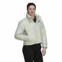 Veste de Sport pour Femme Adidas Bsc Padded Blanc Bleu clair