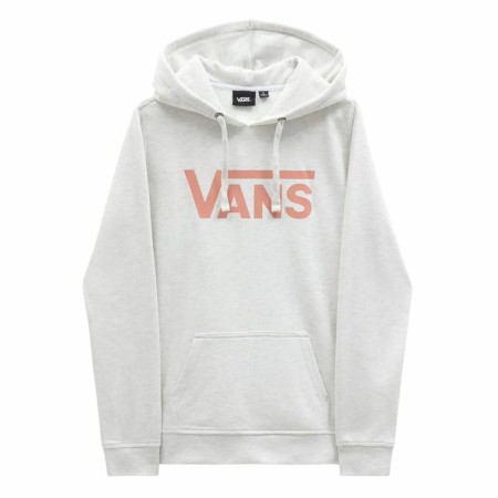 Sweat à capuche femme Vans V Logo Blanc