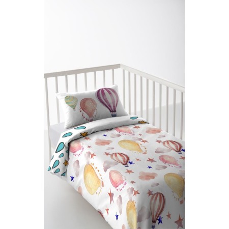 Housse de couette pour berceau Cool Kids Felipe Réversible (115 x 145 cm) (Berceau de 80)