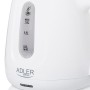 Hervidor Adler AD 1373 Blanco Plateado Acero 800 W 850 W 600 ml