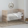 Housse de couette pour berceau Kids&Cotton Werner Gris 100 x 120 cm