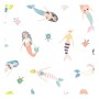 Housse de couette non rembourrée Naturals Mermaids (Lit 1 persone) (90 x 190/200 cm)