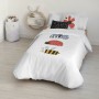 Housse de Couette Kids&Cotton Kamal Blanc 155 x 220 cm