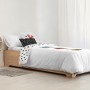 Housse de Couette Kids&Cotton Kamal Blanc 155 x 220 cm