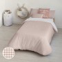 Housse de Couette Kids&Cotton Vichy Rose 155 x 220 cm