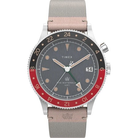 Reloj Hombre Timex THE WATERBURY GMT Gris (Ø 39 mm)