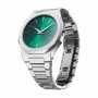 Reloj Hombre D1 Milano SCARABEO Verde Plateado (Ø 40 mm)