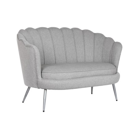 Sofá Home ESPRIT Gris Plateado Metal 130 x 77 x 83 cm