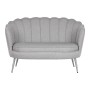 Sofá Home ESPRIT Gris Plateado Metal 130 x 77 x 83 cm
